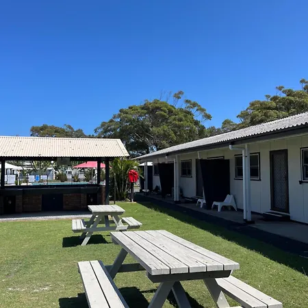 Shelly Beach Holiday Park Entrance Exterior photo